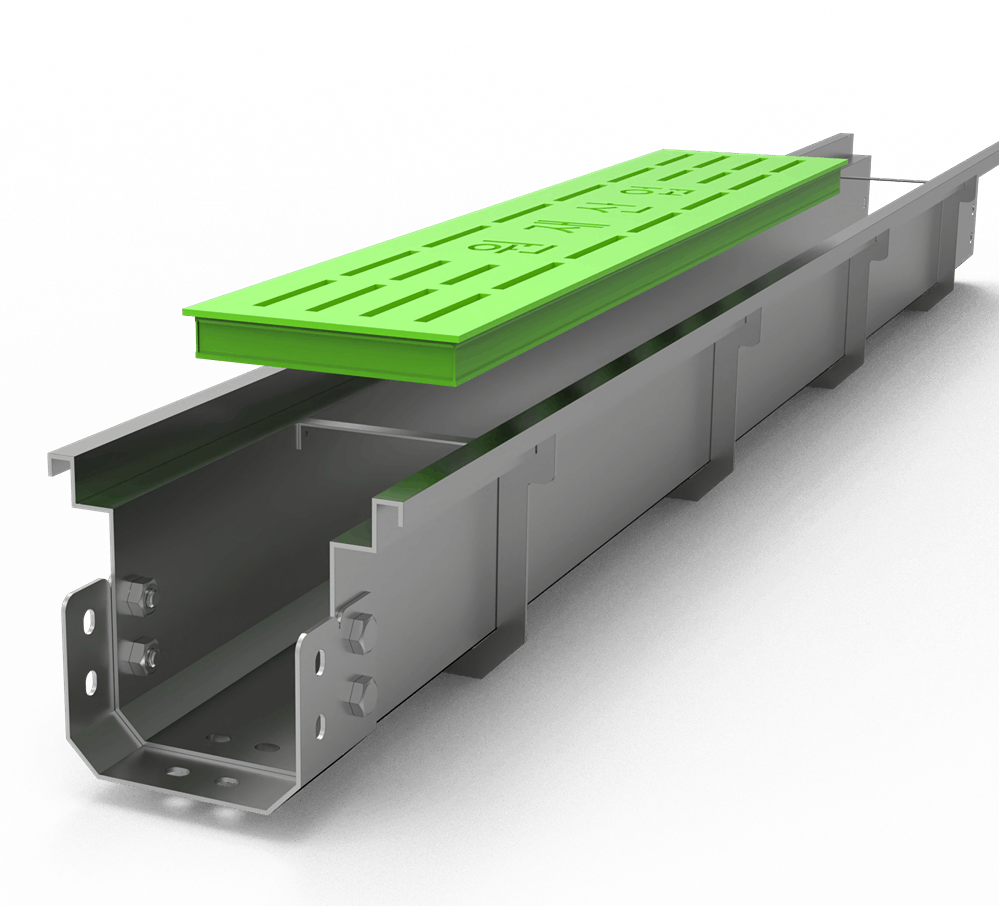 무소음 금속제 배수로 이미지