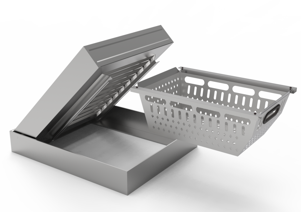 거름망부착 그레이팅 이미지